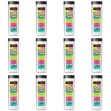 Menor preço em Capicilin Super Bomba Nutritivo Shampoo 250ml (Kit C/12)