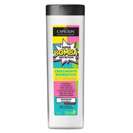 Capicilin Super Bomba Nutritivo Shampoo 250ml Menor preço em Capicilin Super Bomba Nutritivo Shampoo 250ml