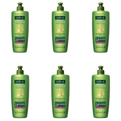 Capicilin Umidificador De Cachos 250ml (Kit C/06) Menor preço em Capicilin Umidificador De Cachos 250ml (Kit C/06)