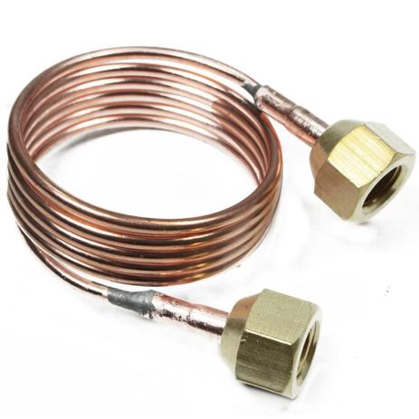 Capilar com porca 1/4 para pressostato alta e baixa - Gitta Menor preço em Capilar com porca 1/4 para pressostato alta e baixa - Gitta