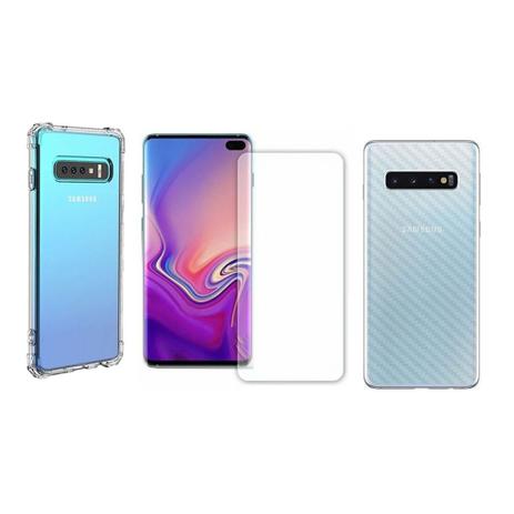 Capinha Antichoque e Película Gel Frente e Traseira Samsung S10 - HRebos -  Kit Capinha e Película para Celular - Magazine Luiza