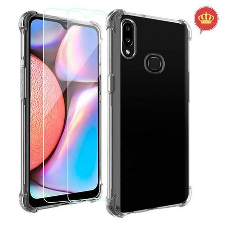 Capinha Antiqueda Bordas Reforçadas Galaxy A20s + Película Vidro -  Coronitas Acessorios - Kit Capinha e Película para Celular - Magazine Luiza