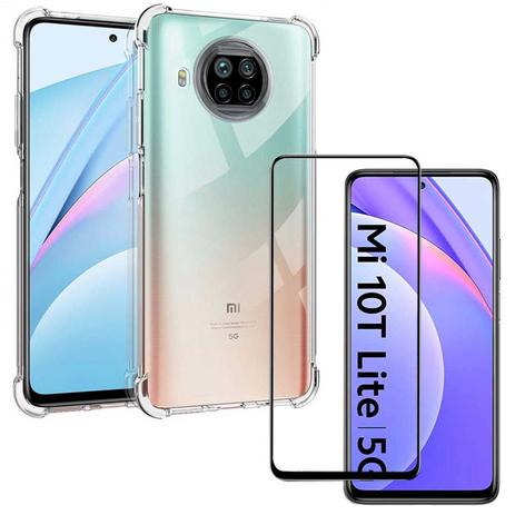 Capinha Capa Anti Queda Mi 10T Lite 5G + Película de Vidro 3D Tela Toda -  FIT IT - Kit Capinha e Película para Celular - Magazine Luiza