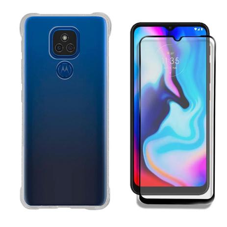 Capinha Capa Antiquedas Motorola E7 Plus XT2081 + Película Vidro 3D  Temperado - JFO.Comercio - Capinha de Celular - Magazine Luiza