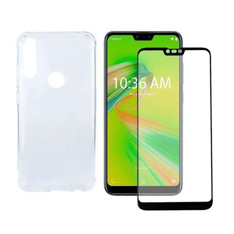 Capinha Capa Antiquedas Zenfone Max Shot 6.2 + Película Vidro 3D Temperado  - Jfo.Comercio - Kit Capinha e Película para Celular - Magazine Luiza