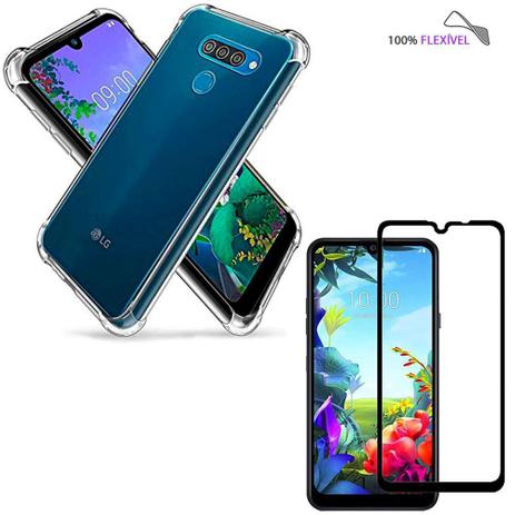 Capinha Case Antiqueda LG K50S + Película 3D Vidro + Kit Aplicação -  Coronitas Acessorios - Kit Capinha e Película para Celular - Magazine Luiza