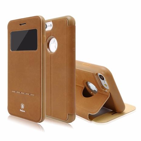 Capinha Flip Pure View Baseus Iphone 7 Couro Suporte é boa?