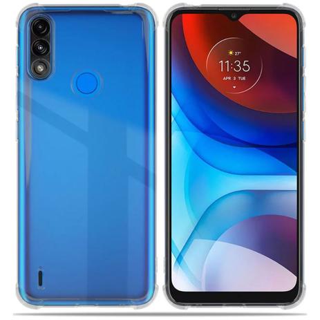 Capa Protetora Antiqueda Dourado Rosê Motorola Moto E7 Power