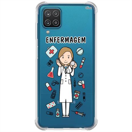Capinha p/ galaxy a12 (1419) enfermagem f - QuarkCase - Capinha de Celular  - Magazine Luiza