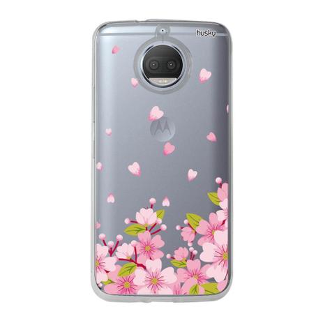 Capinha Personalizada Husky Silicone para Motorola Moto G5S - Pétalas Menor preço em Capinha Personalizada Husky Silicone para Motorola Moto G5S - Pétalas