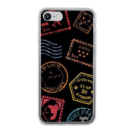Capinha Silicone Personalizada Husky iPhone 7 / 8 Viajando Menor preço em Capinha Silicone Personalizada Husky iPhone 7 / 8 Viajando