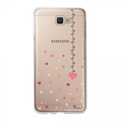 Capinha silicone Personalizada Husky Samsung Galaxy J5 Prime Coração Mobile Menor preço em Capinha silicone Personalizada Husky Samsung Galaxy J5 Prime Coração Mobile