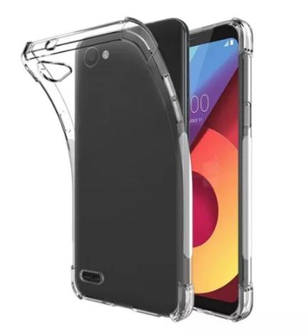 Capinha Silicone Transparente Antichoque Lg Q6 Plus M700TV - Hrebros Menor preço em Capinha Silicone Transparente Antichoque Lg Q6 Plus M700TV - Hrebros