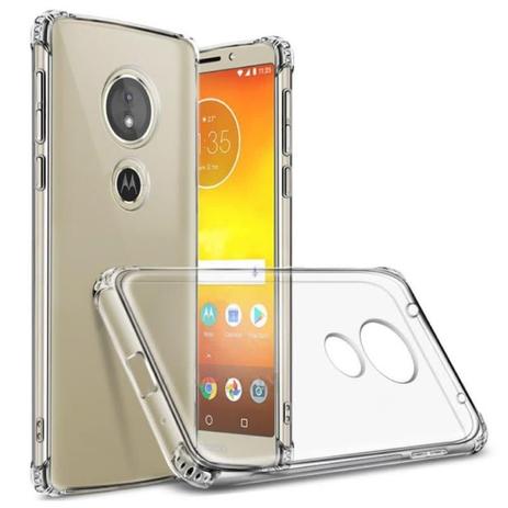 Capinha Silicone Transparente Antichoque Moto E5 Play XT1920-19 - HRebros -  Capinha de Celular - Magazine Luiza