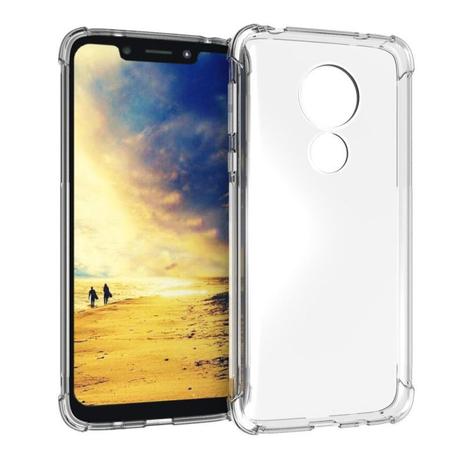 Capinha Silicone Transparente Antichoque Moto G7 XT1962-4 - HRebros -  Capinha de Celular - Magazine Luiza