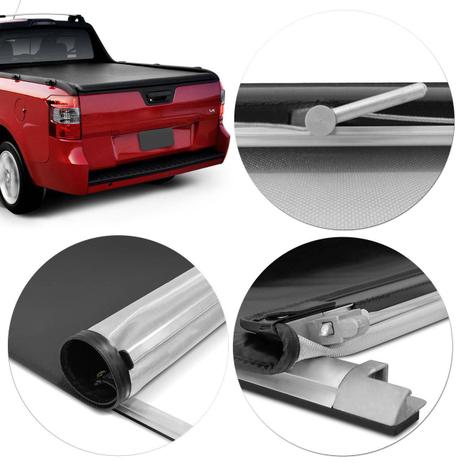 Capota Marítima Chevrolet Montana 2011 2012 2013 2014 2015 2016 2017 2018 Modelo Roller Trek - Flash cover Menor preço em Capota Marítima Chevrolet Montana 2011 2012 2013 2014 2015 2016 2017 2018 Modelo Roller Trek - Flash cover