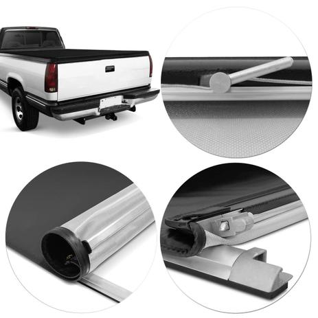 Capota Marítima Chevrolet Silverado 1994 A 2002 Trek Roller Sem Estepe - Flash cover Menor preço em Capota Marítima Chevrolet Silverado 1994 A 2002 Trek Roller Sem Estepe - Flash cover