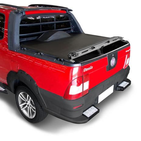 Capota Marítima Fiat Strada Cabine Dupla 2010 2011 2012 2013 Modelo Trek Com Estepe e Gancho - Flash cover é boa?