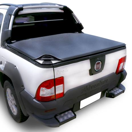 Capota Marítima Fiat Strada Cabine Dupla 2010 A 2013 Modelo Baguete Sem Gancho Estepe - Flash Cover Menor preço em Capota Marítima Fiat Strada Cabine Dupla 2010 A 2013 Modelo Baguete Sem Gancho Estepe - Flash Cover