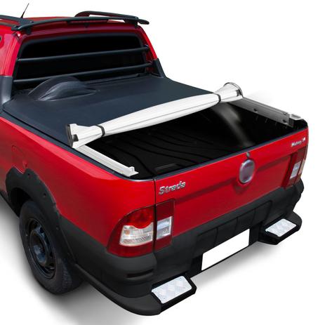 Capota Marítima Fiat Strada Cabine Estendida 1998 A 2013 Trek Roller Com Estepe Sem Gancho - Flash cover Menor preço em Capota Marítima Fiat Strada Cabine Estendida 1998 A 2013 Trek Roller Com Estepe Sem Gancho - Flash cover