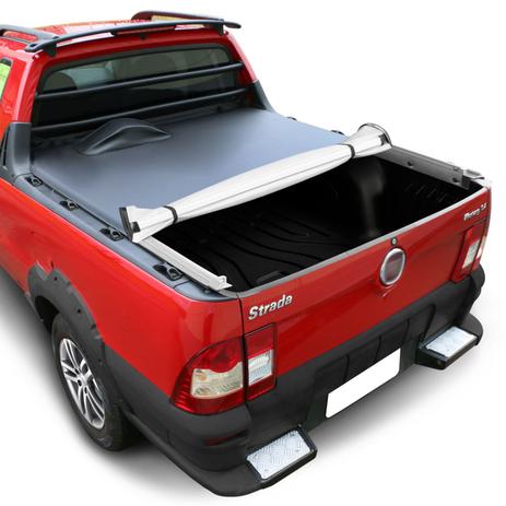 Capota Marítima Fiat Strada Cabine Estendida 1998 A 2013 Trek Roller Para Estepe Para Gancho - Flash cover Menor preço em Capota Marítima Fiat Strada Cabine Estendida 1998 A 2013 Trek Roller Para Estepe Para Gancho - Flash cover