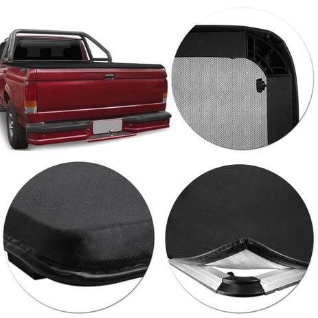 Capota Marítima Ford F1000 1993 A 1998 Modelo Baguete Com Santo Antonio Sem Estepe - Flash cover Menor preço em Capota Marítima Ford F1000 1993 A 1998 Modelo Baguete Com Santo Antonio Sem Estepe - Flash cover