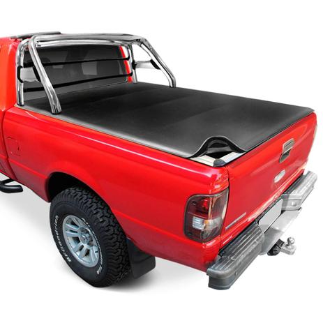 Capota Marítima Ford Ranger 7P 1995 A 2011 Modelo Baguete Com Santo Antonio Duplo - Flash cover Menor preço em Capota Marítima Ford Ranger 7P 1995 A 2011 Modelo Baguete Com Santo Antonio Duplo - Flash cover