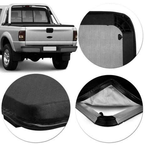 Capota Marítima Ford Ranger Cabine Dupla 1994 A 2012 Modelo Baguete - Flash cover Menor preço em Capota Marítima Ford Ranger Cabine Dupla 1994 A 2012 Modelo Baguete - Flash cover