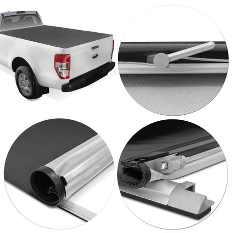 Capota Marítima Ford Ranger Xls Cabine Simples 2012 A 2018 Trek Roller - Flash cover Menor preço em Capota Marítima Ford Ranger Xls Cabine Simples 2012 A 2018 Trek Roller - Flash cover