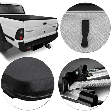 Capota Marítima Mitsubishi L200 Sport 2007 A 2012 Para Grade Original Modelo Trek - Flash cover Menor preço em Capota Marítima Mitsubishi L200 Sport 2007 A 2012 Para Grade Original Modelo Trek - Flash cover