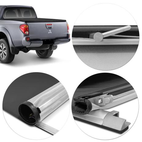 Capota Marítima Mitsubishi L200 Triton 2009 A 2018 Trek Roller - Flash cover Menor preço em Capota Marítima Mitsubishi L200 Triton 2009 A 2018 Trek Roller - Flash cover