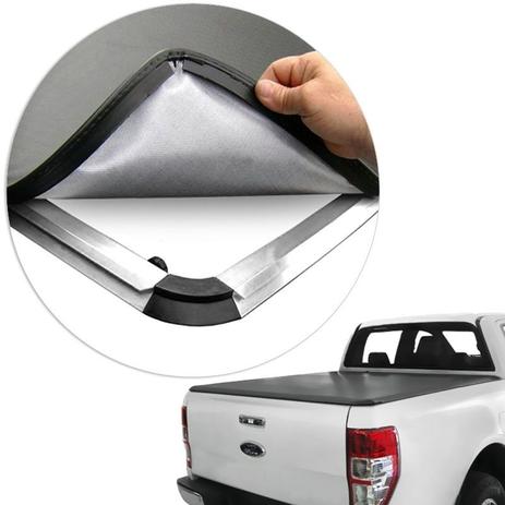 Menor preço em Capota Maritima Ranger CD 2013 a 2019 XLS Encaixe Baguete - Flash cover