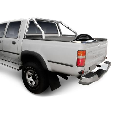Capota Marítima Toyota Hilux Cabine Dupla 1998 A 2004 Modelo Baguete Para Santo Antonio Duplo - Flash Cover Menor preço em Capota Marítima Toyota Hilux Cabine Dupla 1998 A 2004 Modelo Baguete Para Santo Antonio Duplo - Flash Cover