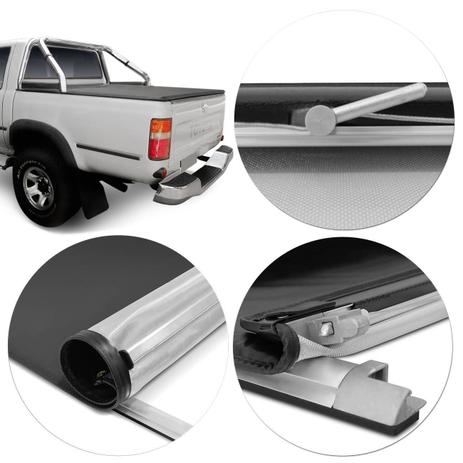 Capota Marítima Toyota Hilux Cabine Dupla 1998 A 2004 Trek Roller Para Santo Antonio Duplo - Flash cover Menor preço em Capota Marítima Toyota Hilux Cabine Dupla 1998 A 2004 Trek Roller Para Santo Antonio Duplo - Flash cover