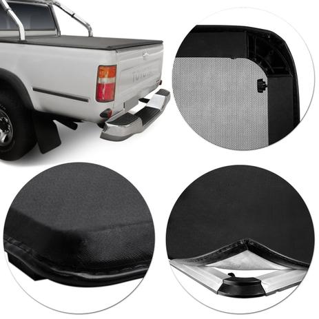 Capota Marítima Toyota Hilux Cabine Dupla 2002 A 2004 Modelo Trek Com Santo Antonio Simples - Flash cover Menor preço em Capota Marítima Toyota Hilux Cabine Dupla 2002 A 2004 Modelo Trek Com Santo Antonio Simples - Flash cover
