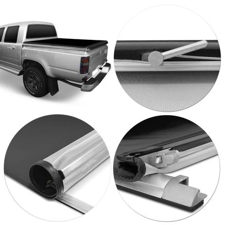 Capota Marítima Toyota Hilux Cabine Dupla 2002 A 2004 Trek Roller - Flash cover Menor preço em Capota Marítima Toyota Hilux Cabine Dupla 2002 A 2004 Trek Roller - Flash cover