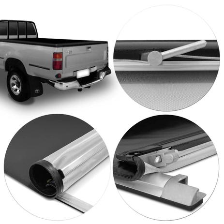 Capota Marítima Toyota Hilux Cabine Simples 1998 A 2004 Trek Roller Para Grade - Flash cover Menor preço em Capota Marítima Toyota Hilux Cabine Simples 1998 A 2004 Trek Roller Para Grade - Flash cover