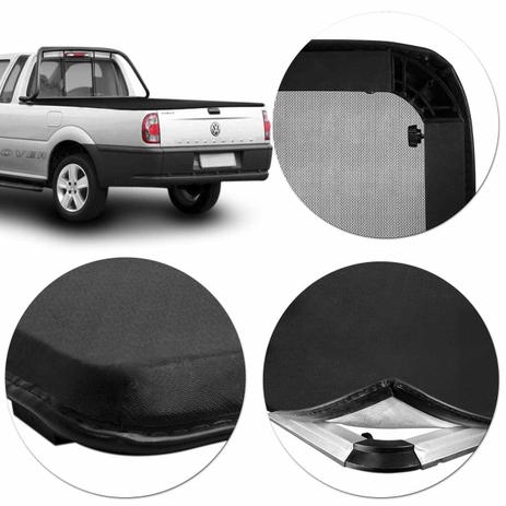 Capota Marítima Vw Saveiro Cross 1998 A 2009 Modelo Baguete Sem Estepe - Flash cover Menor preço em Capota Marítima Vw Saveiro Cross 1998 A 2009 Modelo Baguete Sem Estepe - Flash cover
