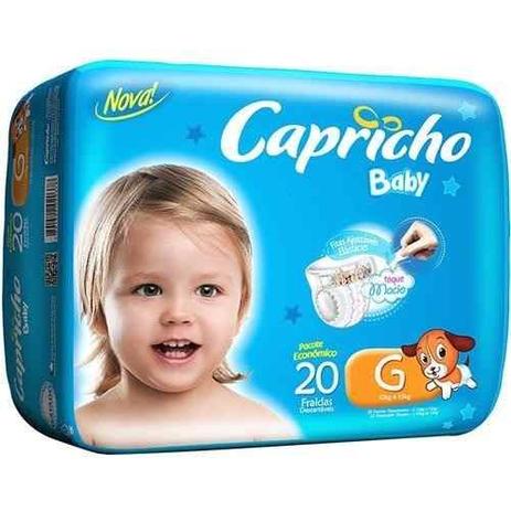 Capricho Baby Prática Fralda Infantil G C/20 (Kit C/03) Menor preço em Capricho Baby Prática Fralda Infantil G C/20 (Kit C/03)