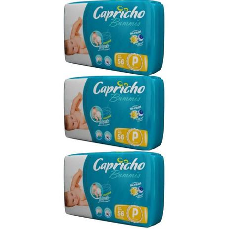 Capricho Bummis Mega Fralda Infantil P C/56 (Kit C/03) Menor preço em Capricho Bummis Mega Fralda Infantil P C/56 (Kit C/03)