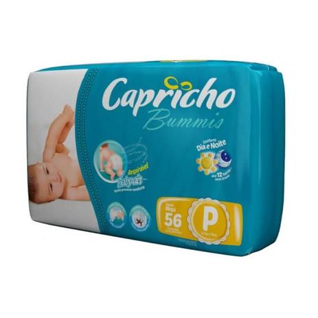 Capricho Bummis Mega Fralda Infantil P C/56 Menor preço em Capricho Bummis Mega Fralda Infantil P C/56