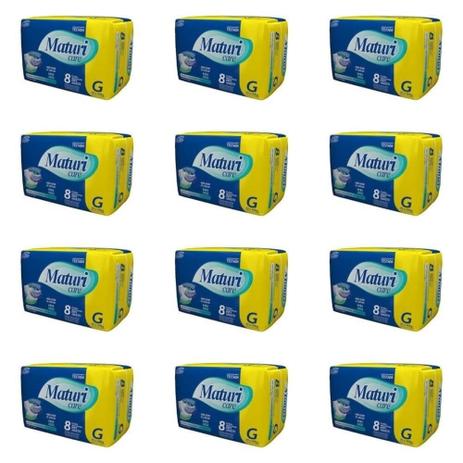 Capricho Maturi Care Fralda Geriátrica G C/8 (Kit C/12) Menor preço em Capricho Maturi Care Fralda Geriátrica G C/8 (Kit C/12)