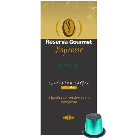 Cápsulas de Café Especial Intense Compatíveis com Nespresso 200 Unidades - Reserva Gourmet Menor preço em Cápsulas de Café Especial Intense Compatíveis com Nespresso 200 Unidades - Reserva Gourmet