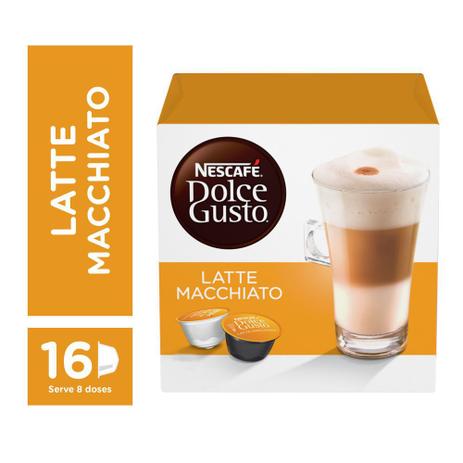 Capsulas Dolce Gusto Latte Macchiato 16 capsulas - Nescafé Dolce Gusto Menor preço em Capsulas Dolce Gusto Latte Macchiato 16 capsulas - Nescafé Dolce Gusto