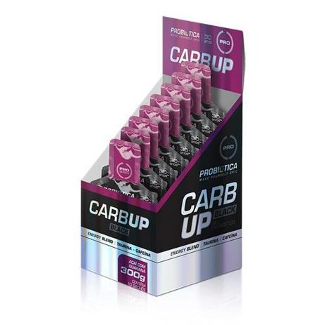 Carb Up Gel Black - Guaraná com Açai 10 sachês - Probiótica Menor preço em Carb Up Gel Black - Guaraná com Açai 10 sachês - Probiótica