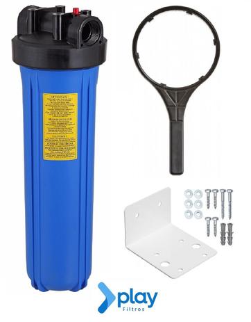 Carcaça BBI para Refil Filtro Big Blue 20'' Menor preço em Carcaça BBI para Refil Filtro Big Blue 20''