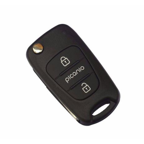Carcaça Chave Canivete Kia Picanto Menor preço em Carcaça Chave Canivete Kia Picanto
