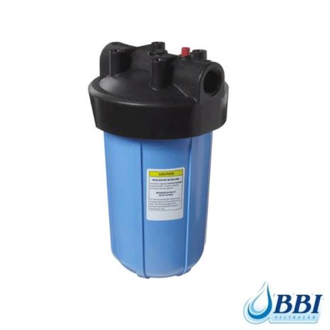 Carcaça do Filtro Big 10 Blue 1.1/2 Polegadas Entrada e Saída 1 Polegada - Bbi filtros Menor preço em Carcaça do Filtro Big 10 Blue 1.1/2 Polegadas Entrada e Saída 1 Polegada - Bbi filtros