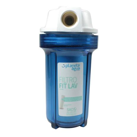 Carcaca do filtro transparente e refil de agua ap200 para lavadora de roupas polipropileno - Planeta agua Menor preço em Carcaca do filtro transparente e refil de agua ap200 para lavadora de roupas polipropileno - Planeta agua