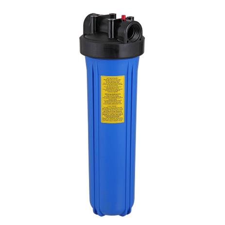 Carcaça Filtro BIG Blue 20 x 4,5 - BBI c/ chave e suporte Menor preço em Carcaça Filtro BIG Blue 20 x 4,5 - BBI c/ chave e suporte